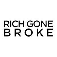 RICH GONE BROKE logo