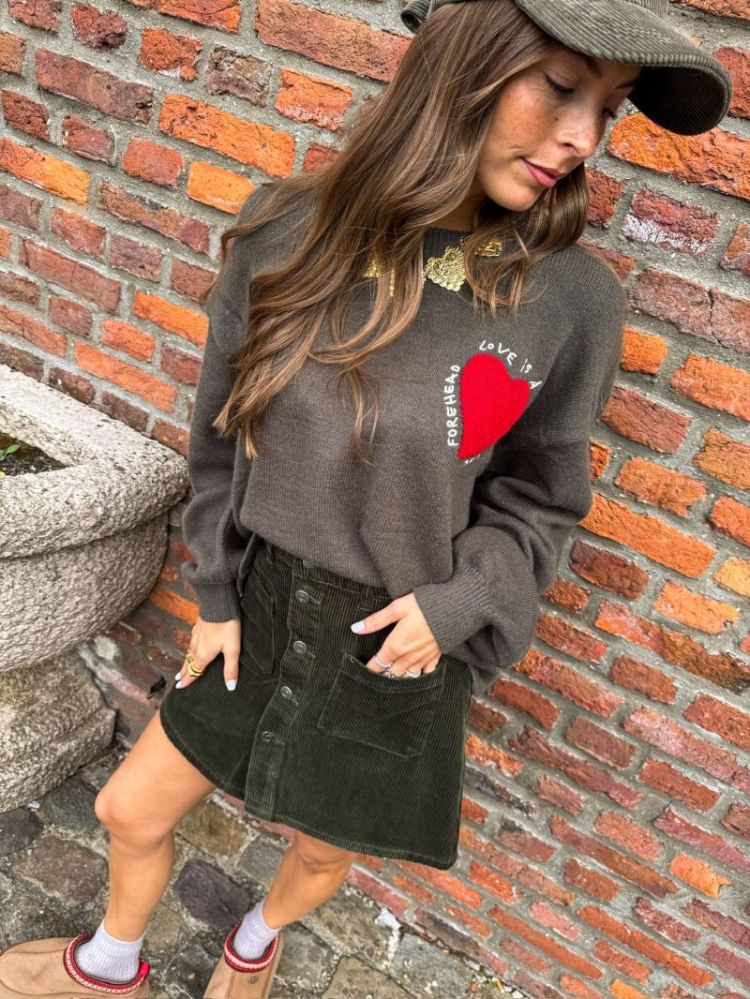 JDYSHIRAZ CORDUROY SKIRT PNT N 193783 Forest N