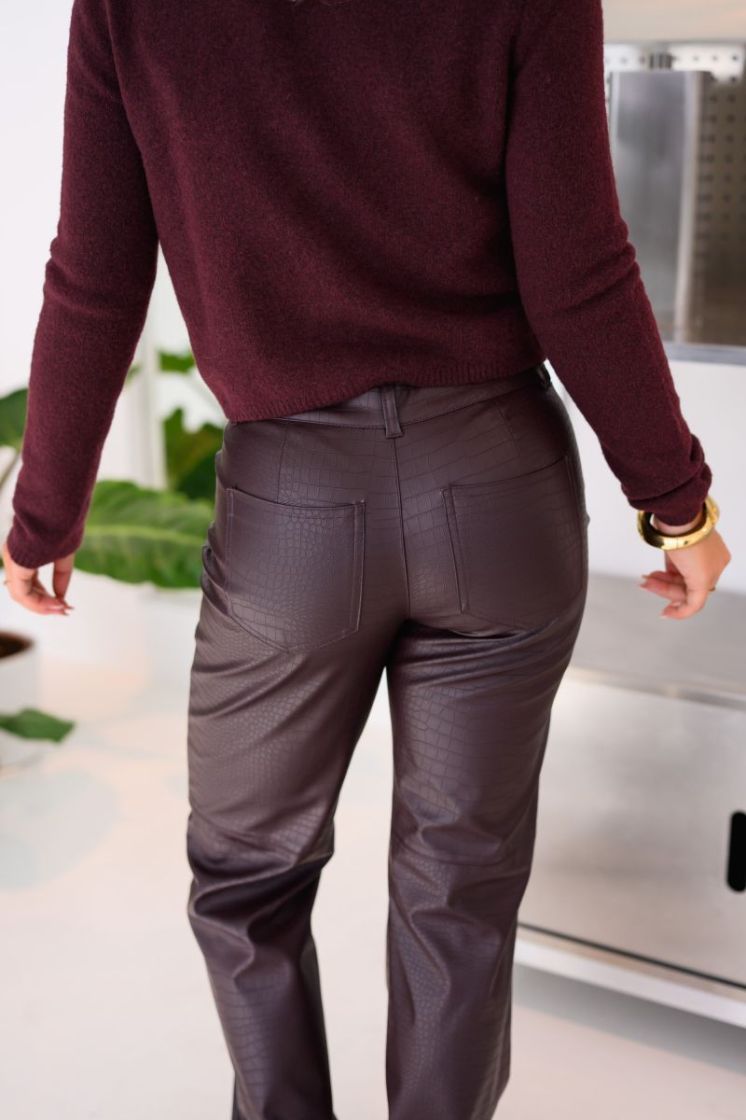 JDYALEXA COSMO MW CROCO STRAIG 184723 Fudge