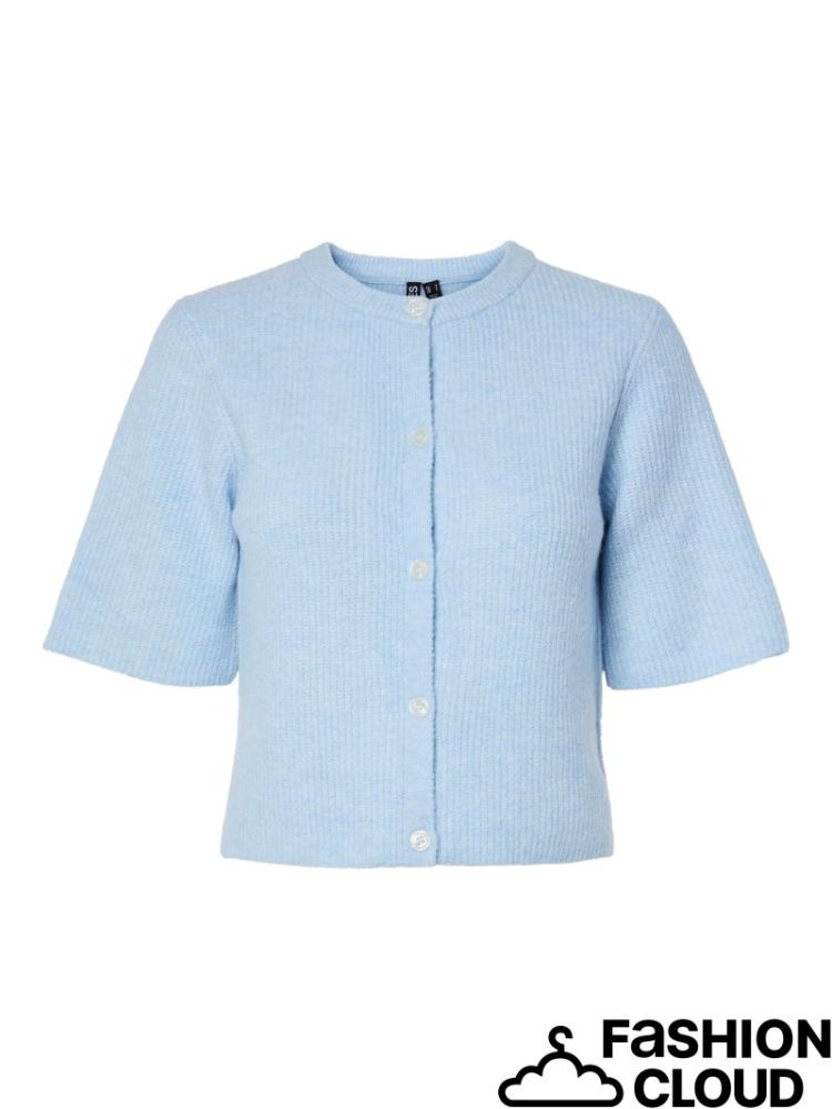 PCSILLY SS O-NECK KNIT CARDIGA 187578001 Cashm