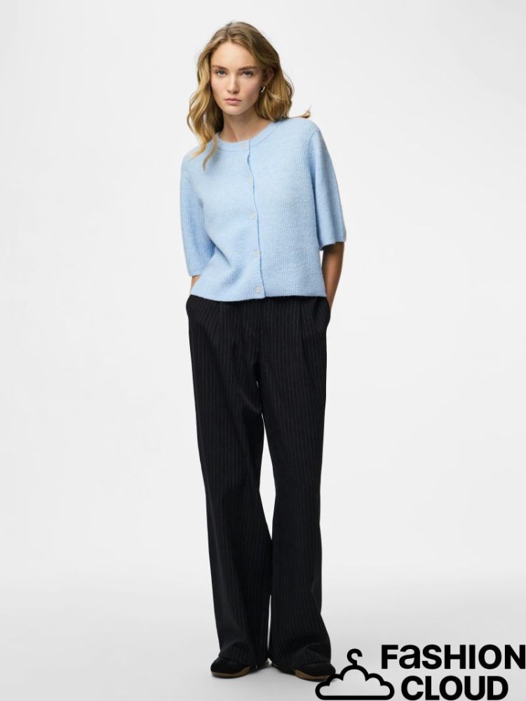 PCSILLY SS O-NECK KNIT CARDIGA 187578001 Cashm
