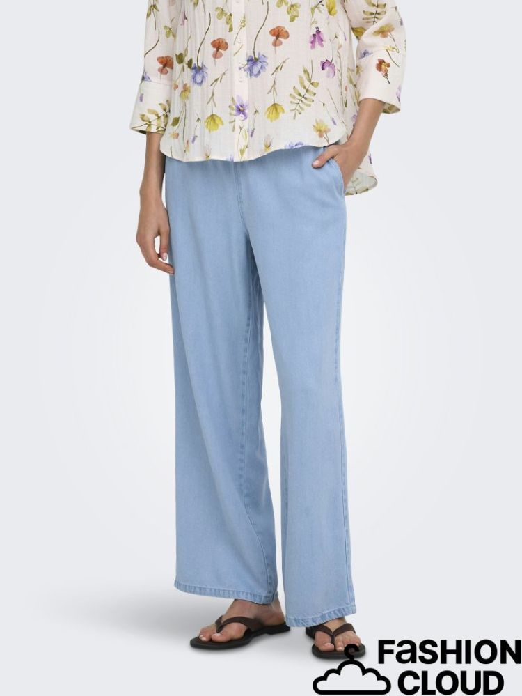 JDYMIRA MW WIDE STRING PANT PN 177934 Light Bl