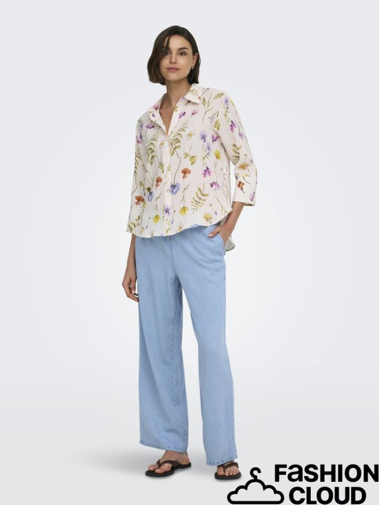 JDYMIRA MW WIDE STRING PANT PN 177934 Light Bl