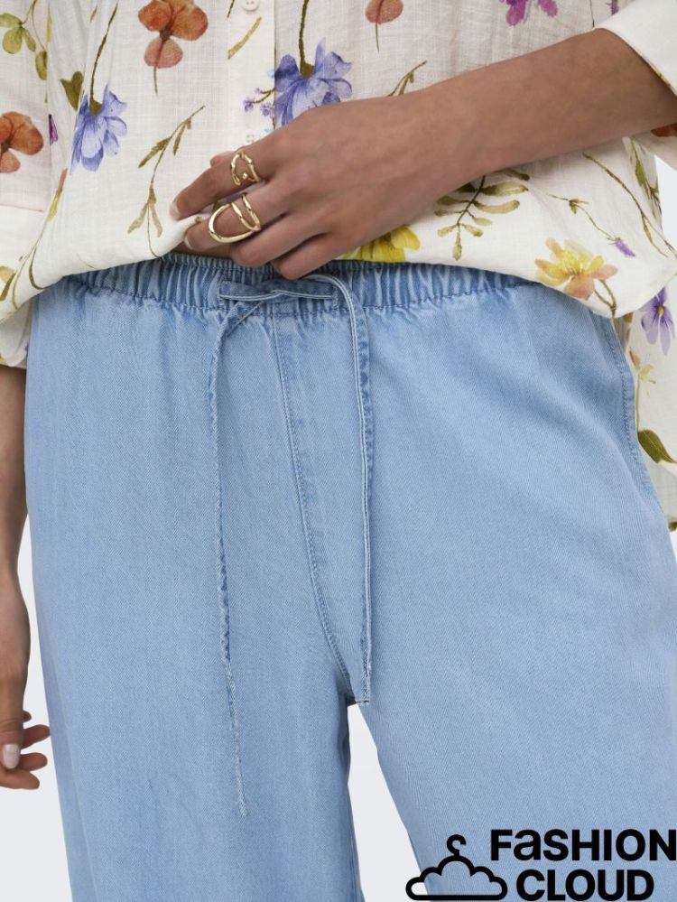 JDYMIRA MW WIDE STRING PANT PN 177934 Light Bl