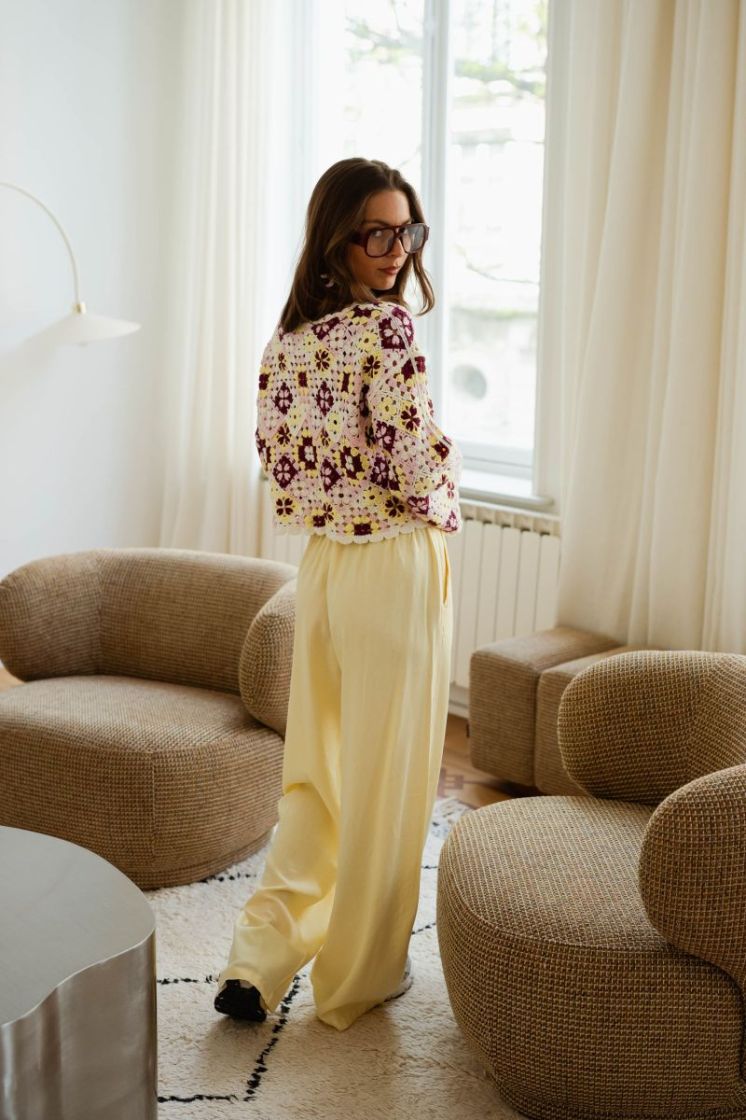 JDYSAY HW LINEN WIDE PANT WVN 288015 Double C