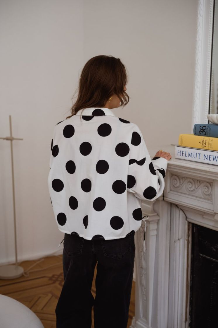 HDENYA LS BOXY SHIRT 309403 Cloud Da