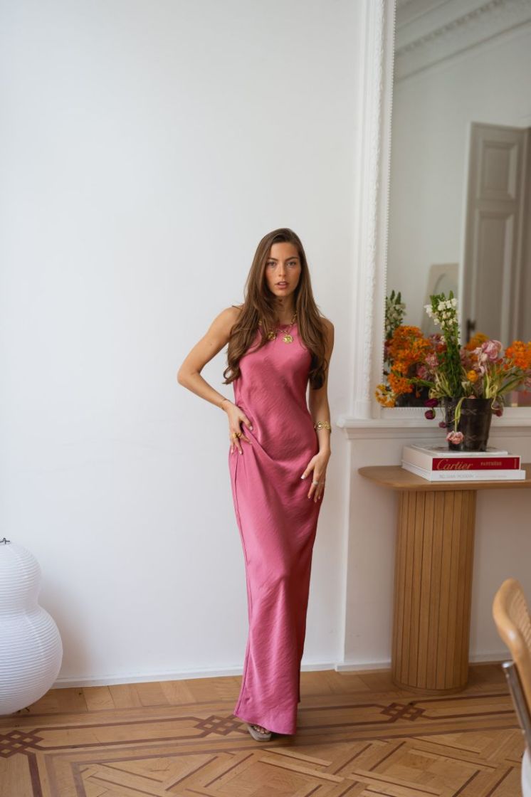 JDYCORDELIA FITTED LONG DRESS 228976 Rose Win