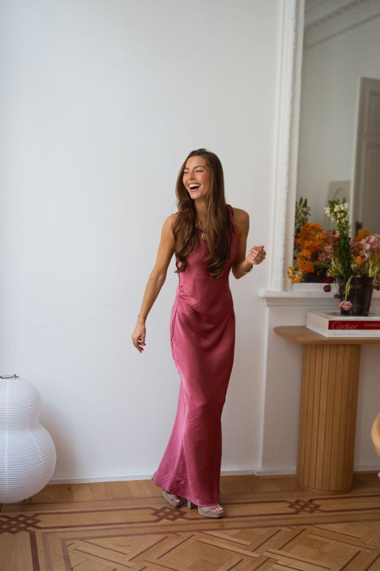 JDYCORDELIA FITTED LONG DRESS 228976 Rose Win