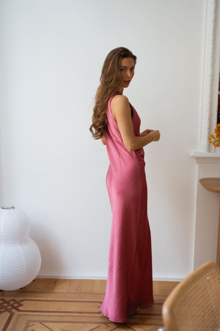 JDYCORDELIA FITTED LONG DRESS 228976 Rose Win