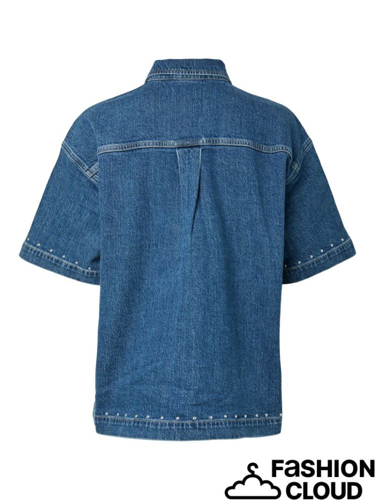 PCKARLA SS DENIM SHIRT D2D PP 184420 Medium B