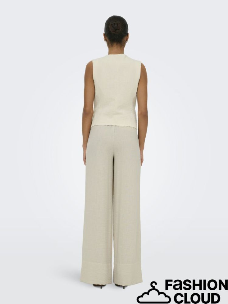 JDYCARA MW PALAZZO PANT TLR 177935 Oatmeal