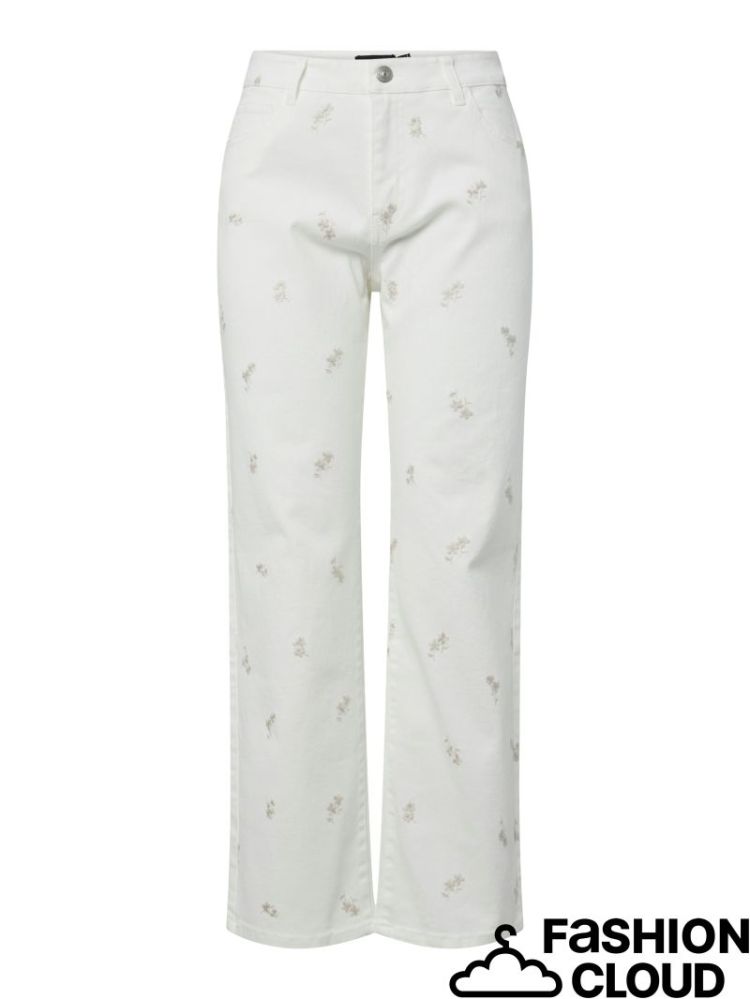 PCVIOLET MW STRAIGHT JEANS PP 196342001 Cloud