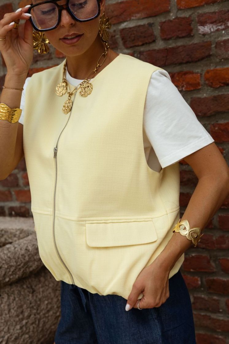 PCFALEAH VEST W. POCKET 274078 French V