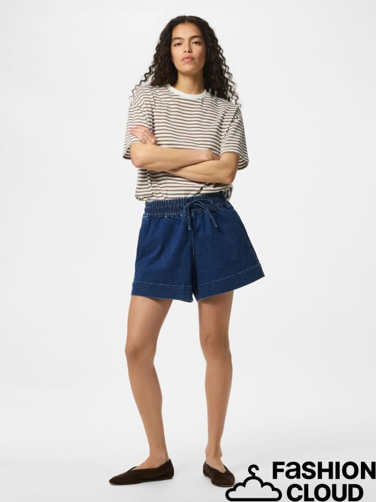 PCBILLO HW PULL UP SHORTS DNM 184060 Dark Blu