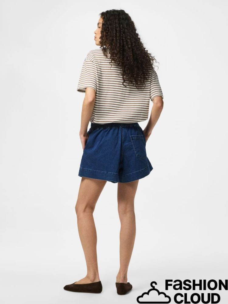PCBILLO HW PULL UP SHORTS DNM 184060 Dark Blu