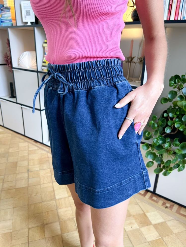 PCBILLO HW PULL UP SHORTS DNM 184060 Dark Blu
