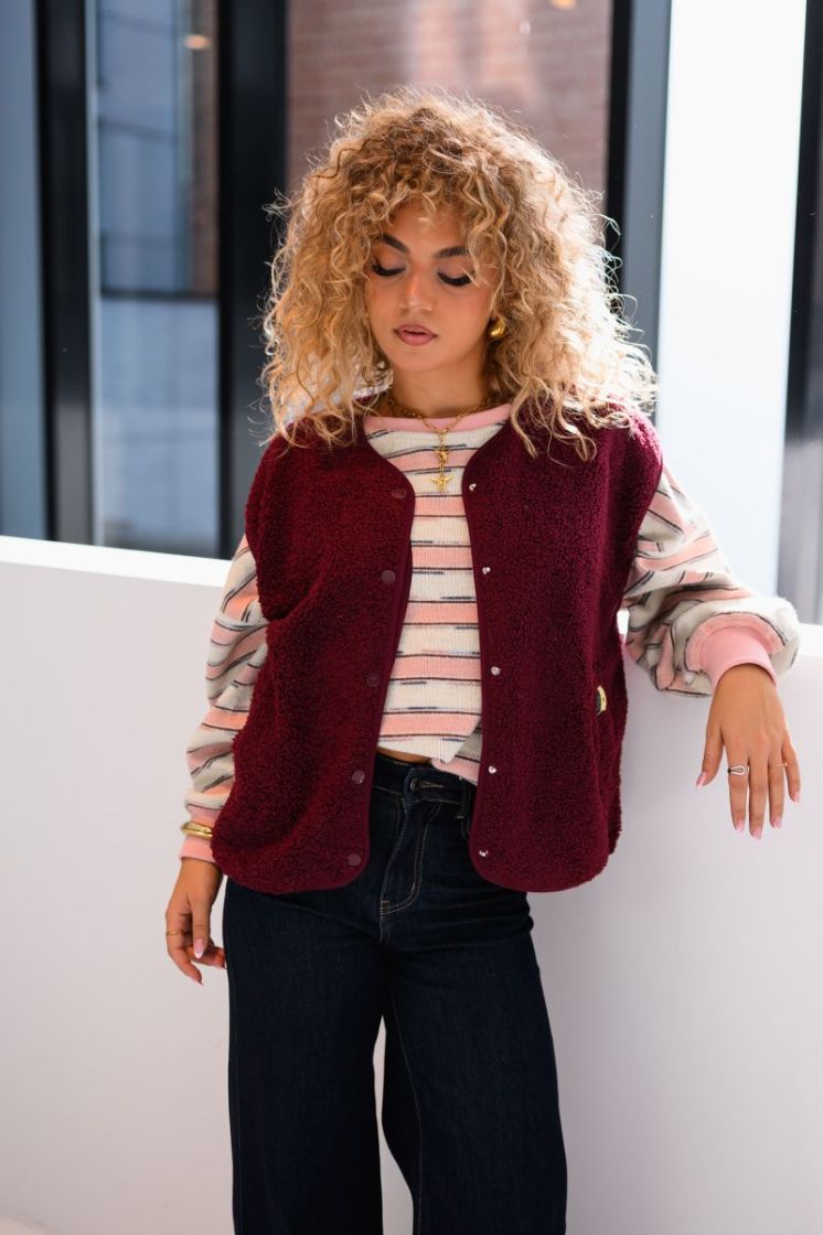 PCKATTY TEDDY VEST NOOS BC 188938 Tawny Po