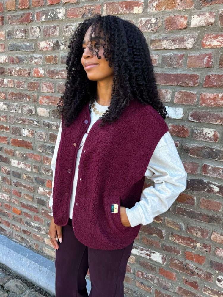 PCKATTY TEDDY VEST NOOS BC 188938 Tawny Po