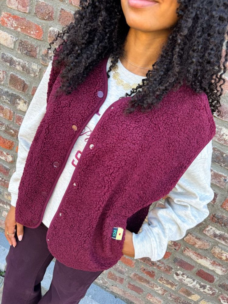 PCKATTY TEDDY VEST NOOS BC 188938 Tawny Po