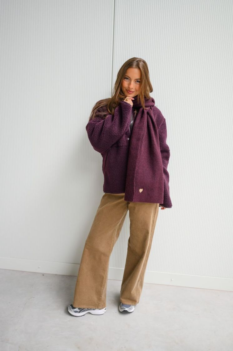 JXVERA TEDDY JACKET OTW NOOS 176841 Winetast