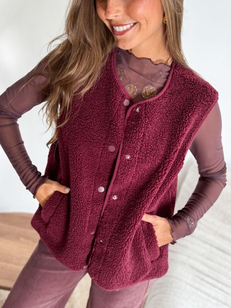 JDYSIMINA TEDDY WAISTCOAT OTW 193785 Windsor