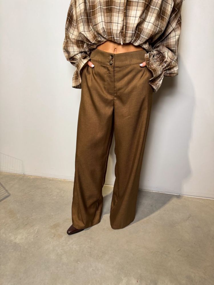 JDYDORA HW WIDE PANT PNT 302047 Nuthatch