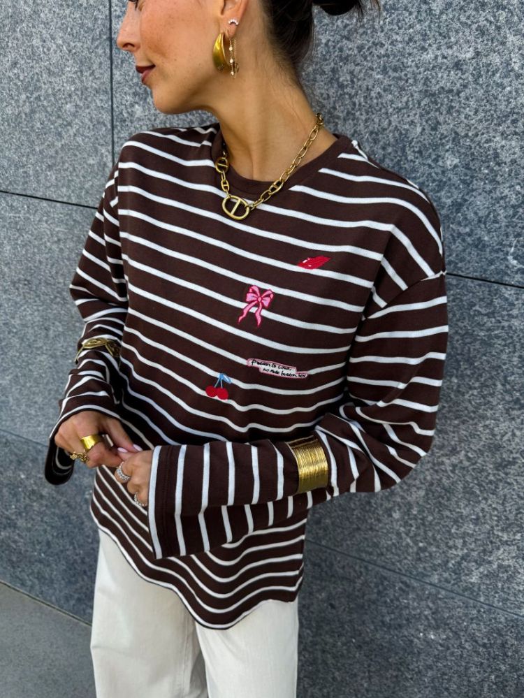 PCSADIE LS EMB TEE JRS 276535002 Chico