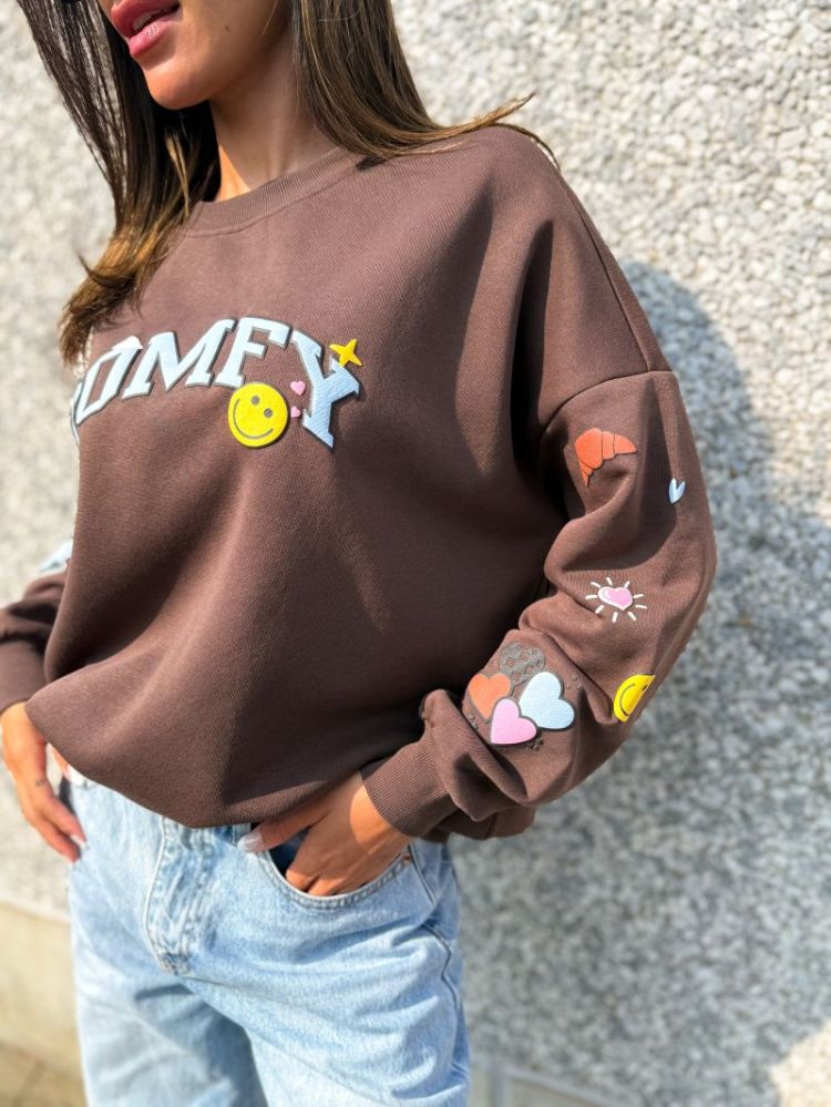 PCDINNA LS OVERSIZED SWEAT D2D 302664005 Hot F