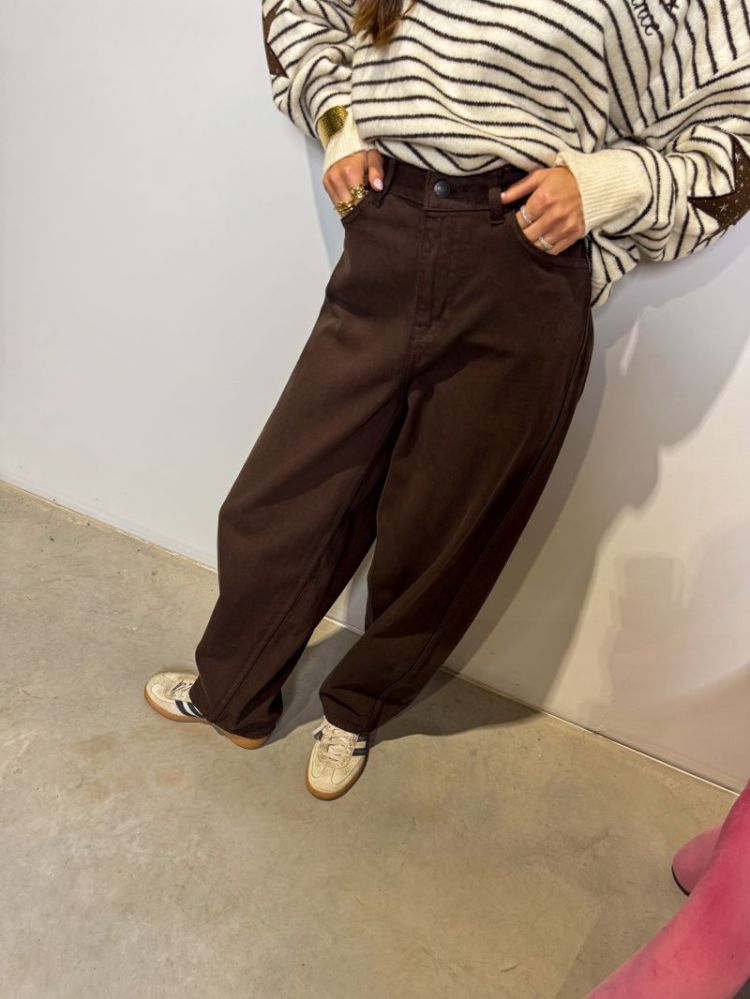 JDYSUSIE MW BARREL BROWN 104 D 237395 Chocolat