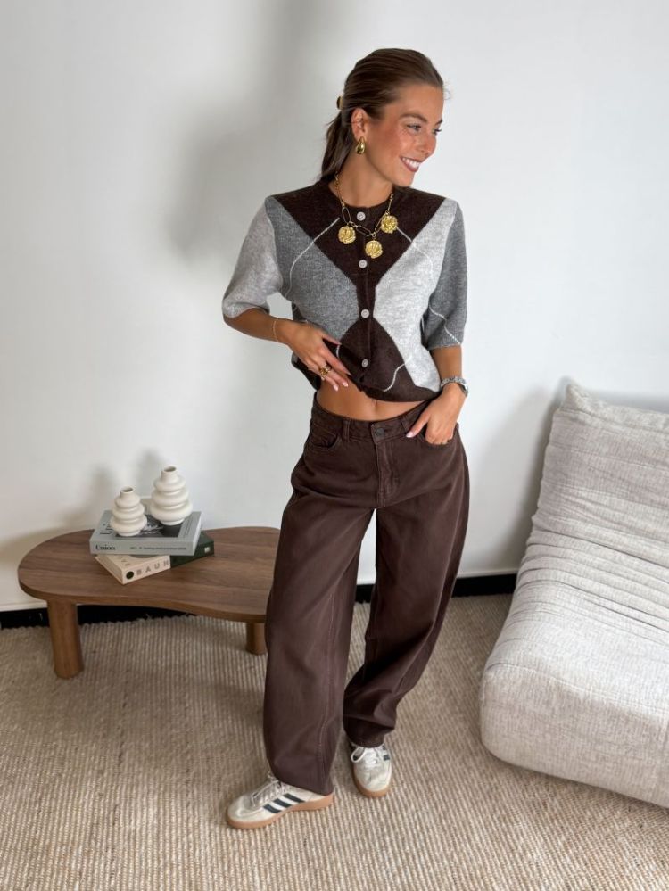JDYSUSIE MW BARREL BROWN 104 D 237395 Chocolat