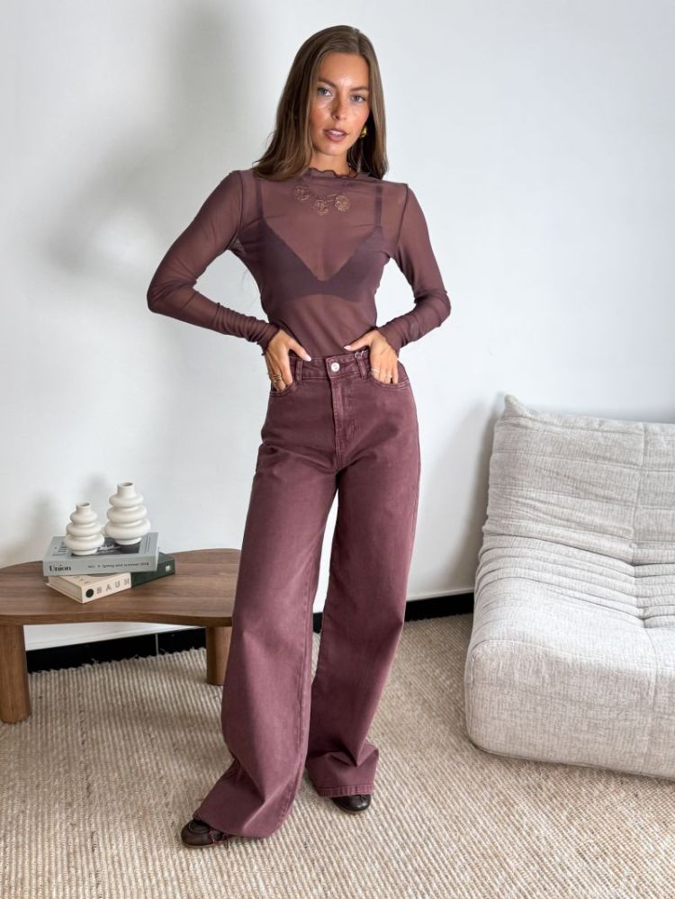PCSELMA HW WIDE COLORED NOOS J 190650 Winetast