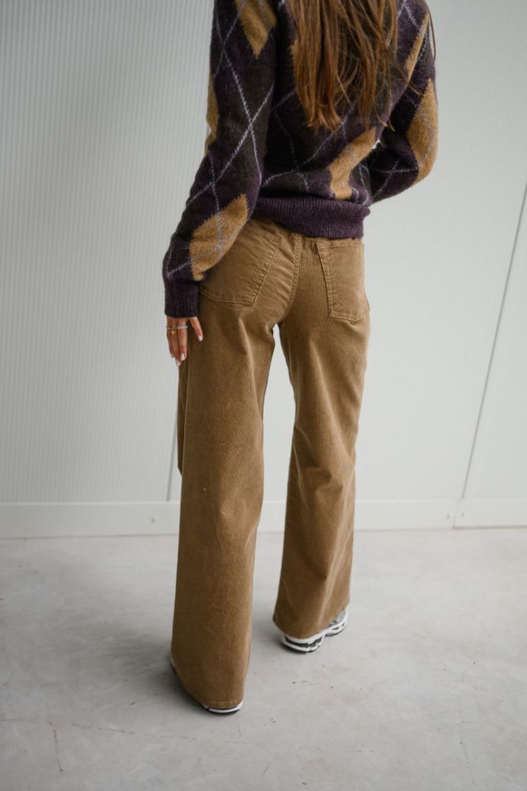 JXZOE GELLY WIDE HW PANTS PNT  274955 Petrifie