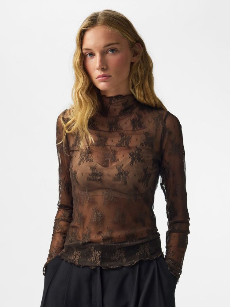 PCVIO LS MESH TOP JRS BC 302664 Hot Fudg