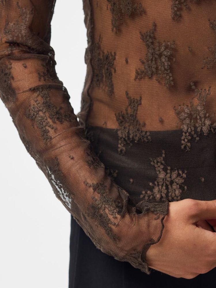 PCVIO LS MESH TOP JRS BC 302664 Hot Fudg
