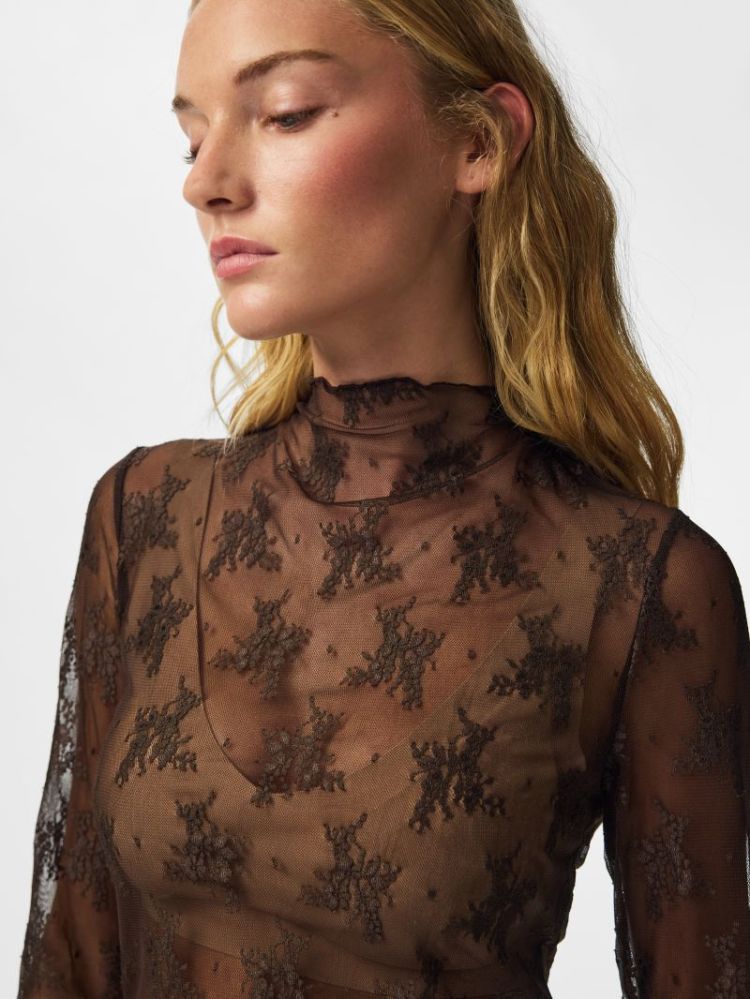 PCVIO LS MESH TOP JRS BC 302664 Hot Fudg