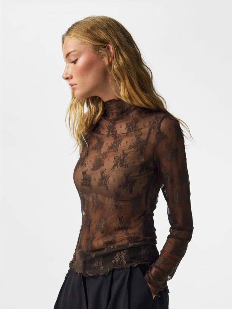 PCVIO LS MESH TOP JRS BC 302664 Hot Fudg