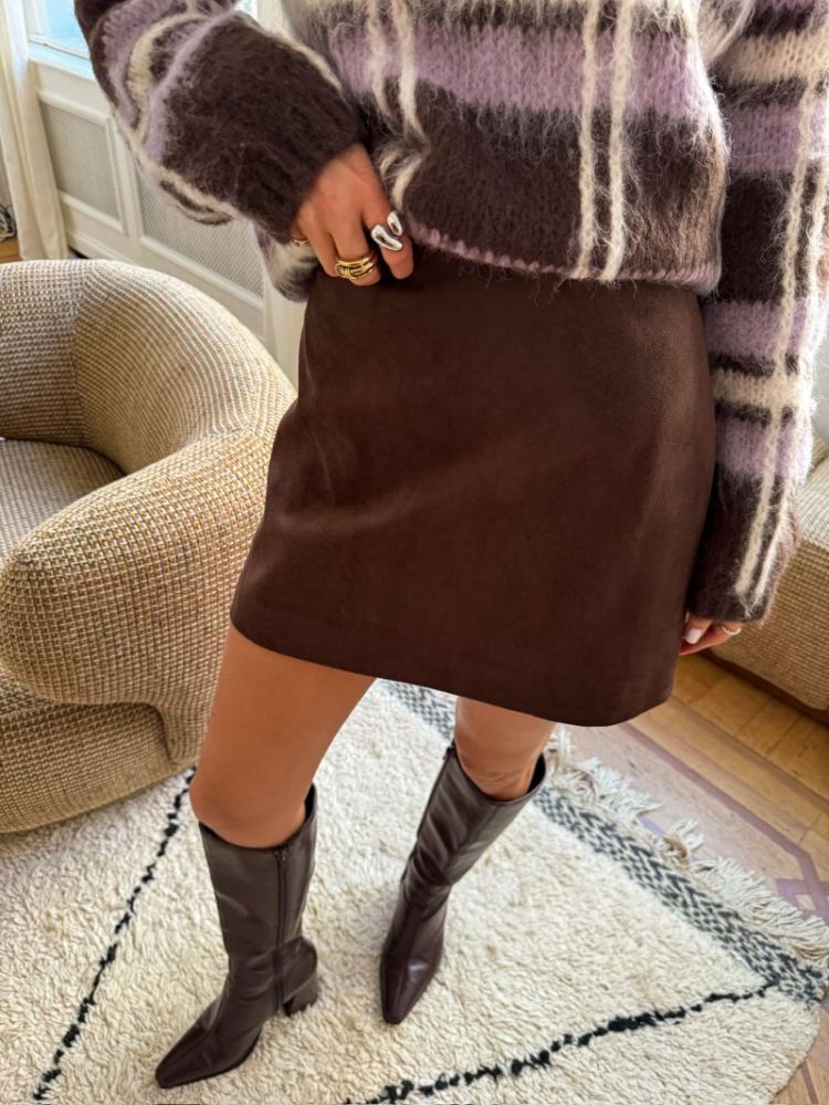 JXLUISA BRUSHED MW SKIRT OTW 176191 Demitass