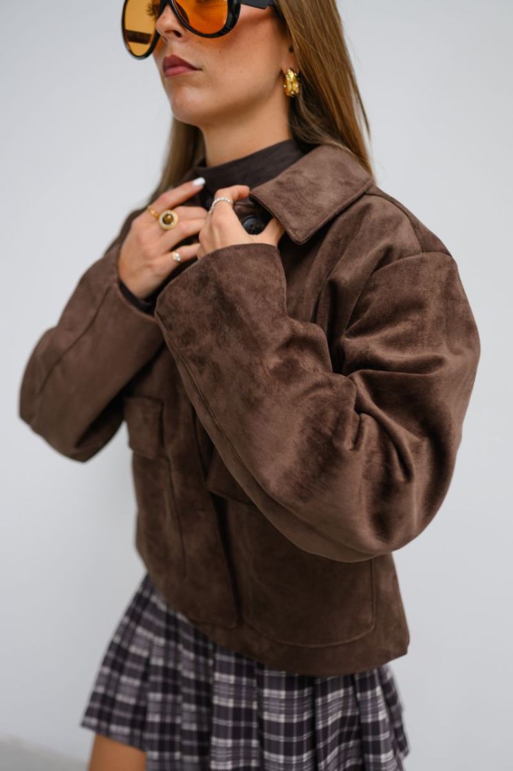JXLUISA BRUSHED JACKET OTW 176191 Demitass
