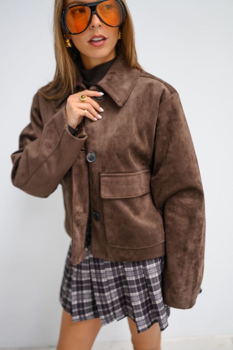 JXLUISA BRUSHED JACKET OTW 176191 Demitass