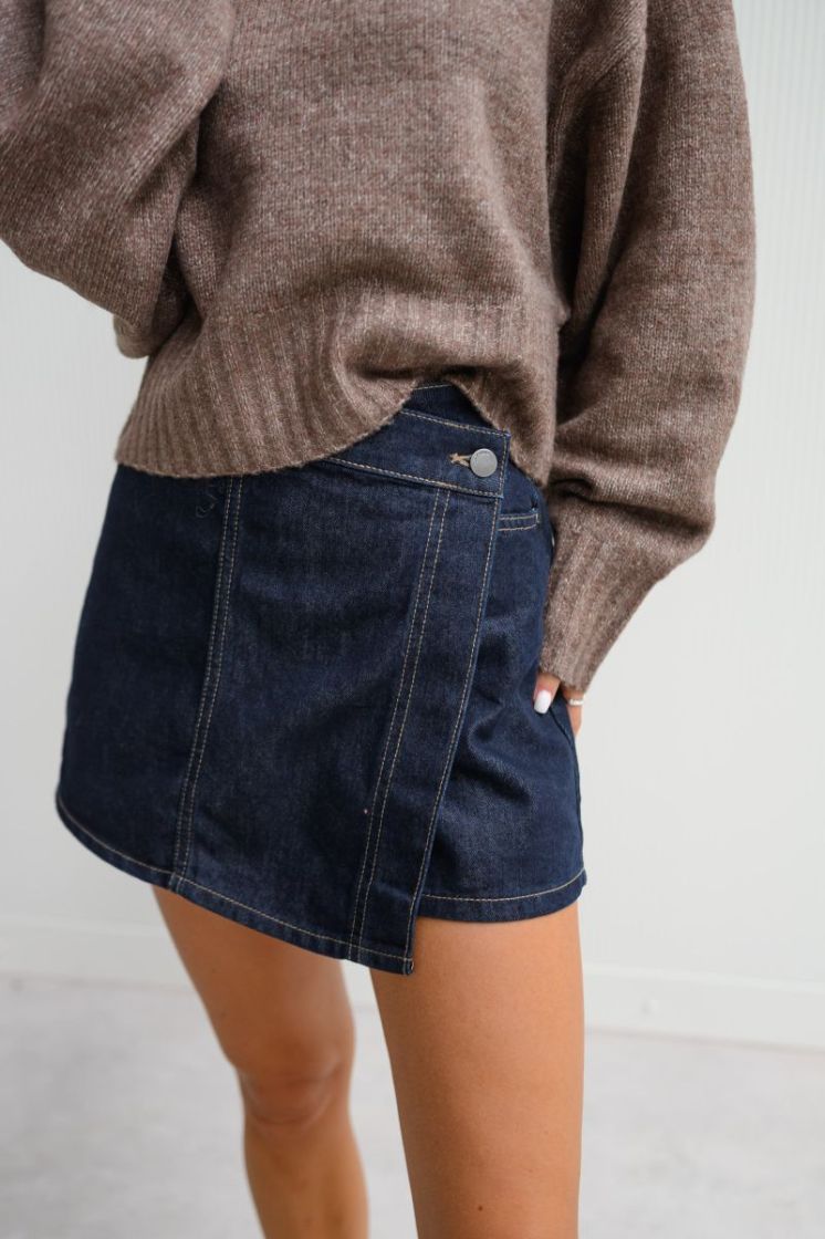 JDYSANSA REG SKORT DNM DBD NOO 177938 Dark Blu