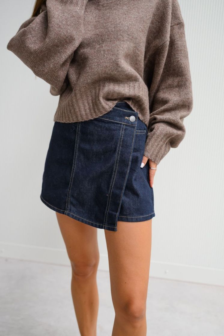 JDYSANSA REG SKORT DNM DBD NOO 177938 Dark Blu
