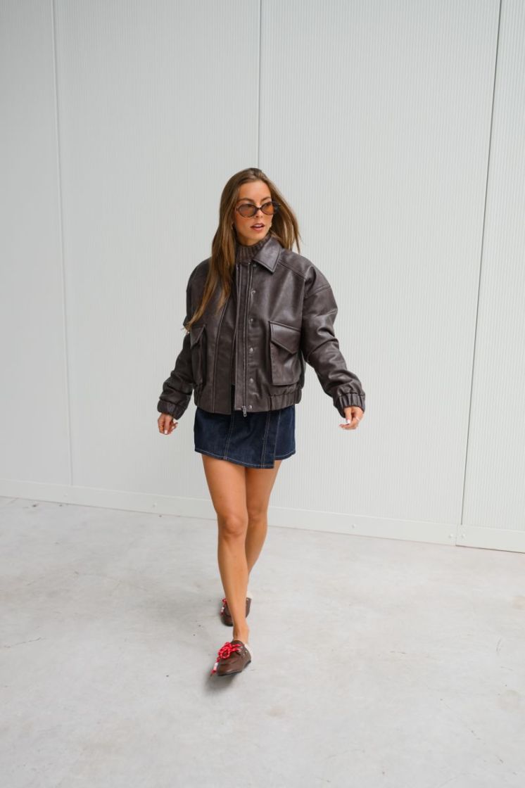 PCARIANA BOMBER JACKET WB 276535 Chicory
