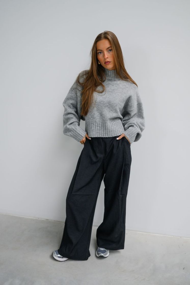 JDYTINA HW WIDE PANTS TLR 177938 Dark Blu