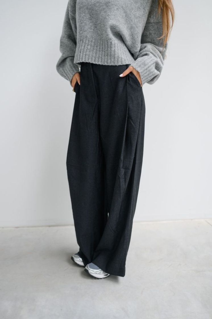 JDYTINA HW WIDE PANTS TLR 177938 Dark Blu