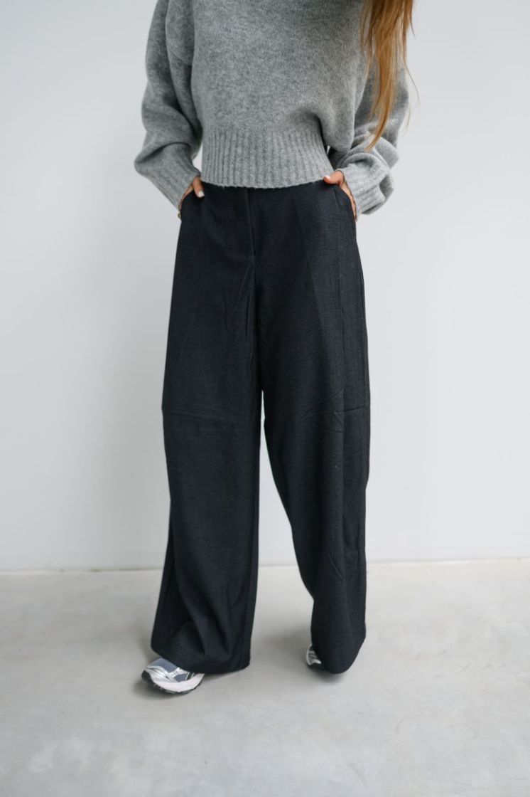 JDYTINA HW WIDE PANTS TLR 177938 Dark Blu
